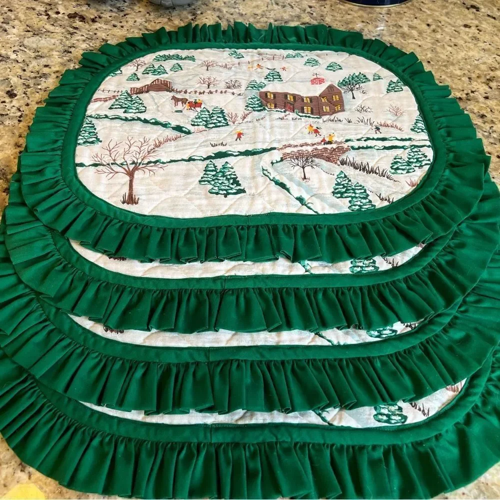 Handmade Christmas Placemats
